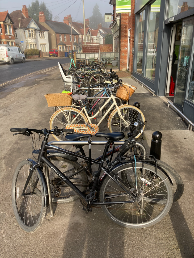 Free cycle parking available for local businesses and community venues